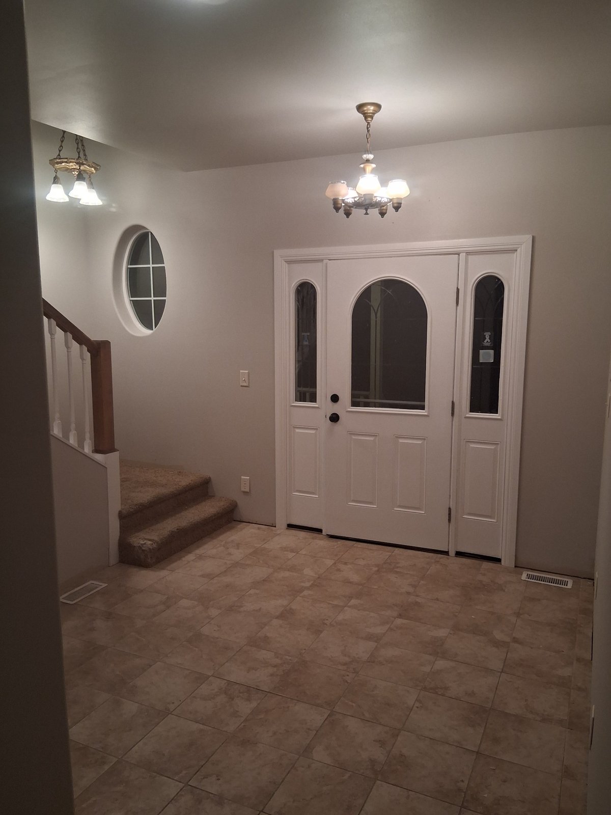 Freshly painted entryway in a home prepared for sale in Billings